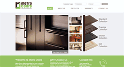 Desktop Screenshot of metrodoors.com